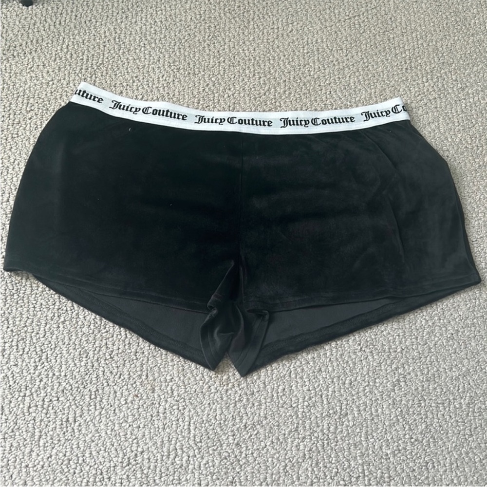 Juicy Couture Black Velour Sleepwear